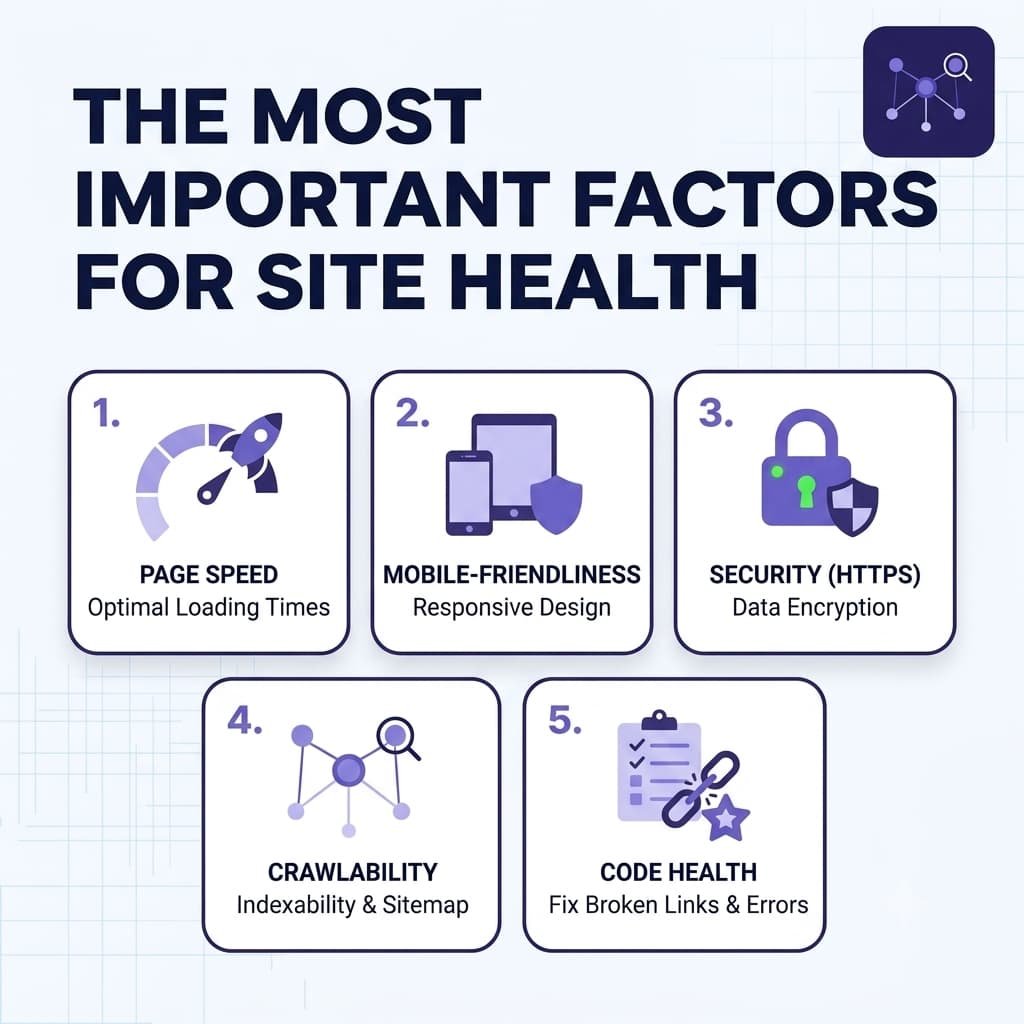The Most Important Factors for Site Health (And How to Check Each One)